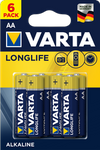 BATERIA VARTA R6 (AA) LONGLIFE 6szt/opak