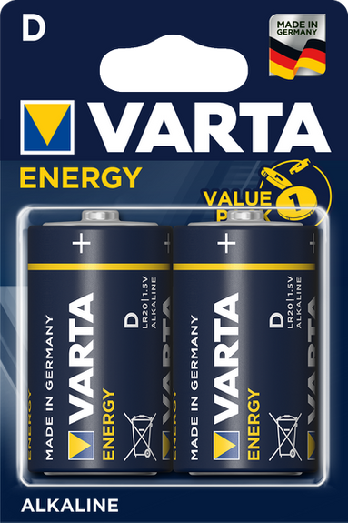 BATERIA VARTA R14 (D) 2szt/opak