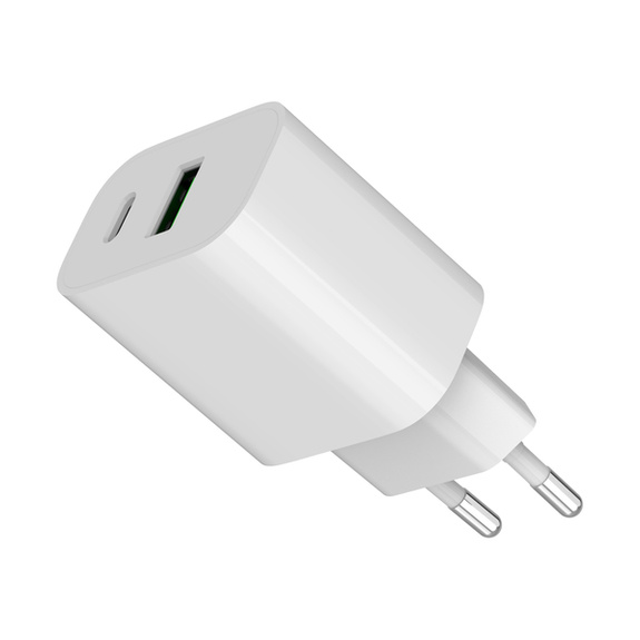 ŁADOWARKA SIECIOWA EKO PD/QC 4.0 1x USB-C 1x USB-A 3A 20W ART