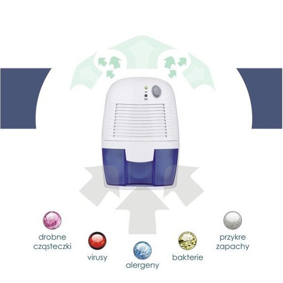 OSUSZACZ POWIETRZA POCHŁANIACZ WILGOCI 500ml gwPL