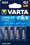 BATERIA VARTA R3 (AAA) LONGLIFE POWER (HIGH ENERGY) 4szt/opak