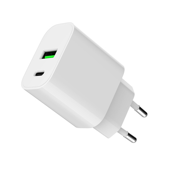 ŁADOWARKA SIECIOWA EKO PD/QC 4.0 1x USB-C 1x USB-A 3A 20W ART